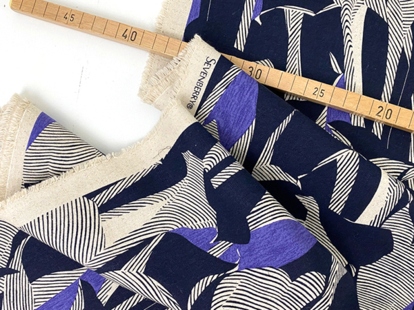 Grafic Calla, Sevenberry Cotton Flax – Bild 2
