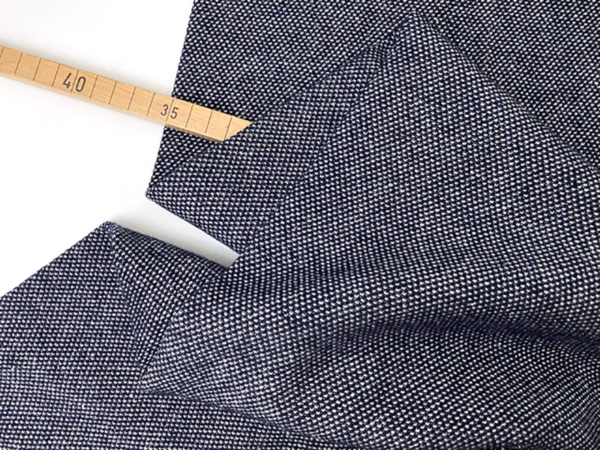 Wolldenim Jacquard Köper, Denimblau