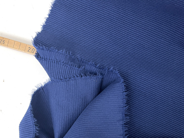 Ottoman Rippenjersey, Medieval Blue – Bild 2