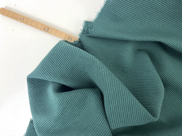 Ottoman Rippenjersey, Sea Moss – Bild 2