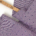 Designerleftover feine Popeline Dobby Streifen, Mauve Navy