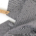 Designerleftover feine Popeline Dobby Streifen, Anthrazit Schwarz