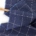 Designerleftover Leinen Twill kariert, Blau Check