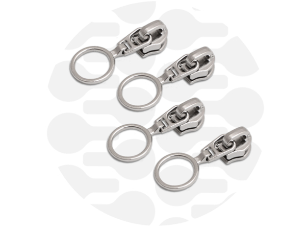 Zipper Zoo Schieber Loop, Silber