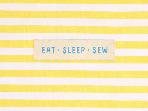 Kylie and the Machine: "Eat Sleep Sew" Woven Labels – Bild 4