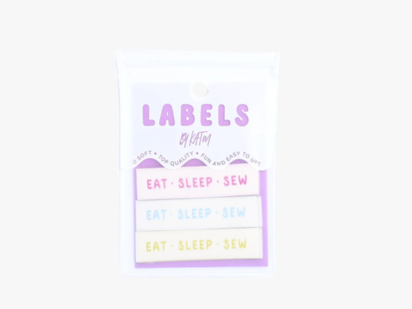 Kylie and the Machine: "Eat Sleep Sew" Woven Labels