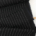 Designerleftover Baumwolle Leinen Cupro Streifen, Schwarz