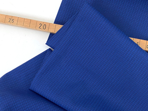 Nähpaket Frau Marzi Portrayle, Designerleftover Jacquard, Lapis – Bild 3