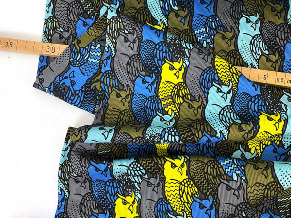 Designerleftover Rippenjersey Baumwolle, "Qwly"