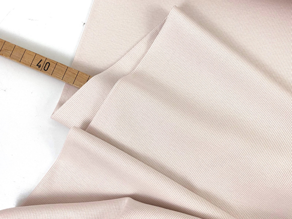 Designerleftover Rippenjersey Baumwolle, Nude