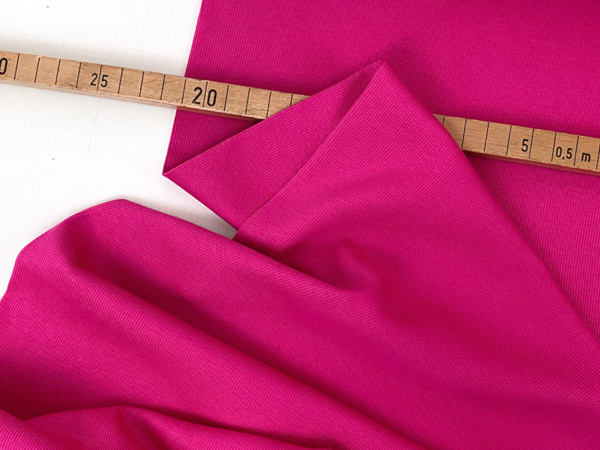 Designerleftover Rippenjersey Baumwolle, Pink