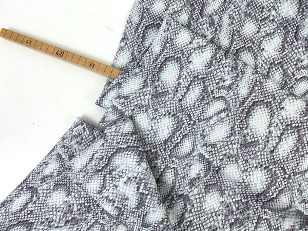 Designerleftover Rippenjersey Baumwolle, Snake – Bild 2
