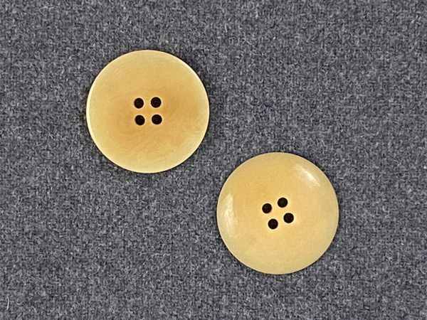 Designer Knopf Steinnuß, Natur, 25mm – Bild 2