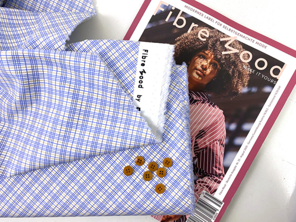 Nähpaket, Fibre Mood -25%, LYDIA, Cotton Poplin Check