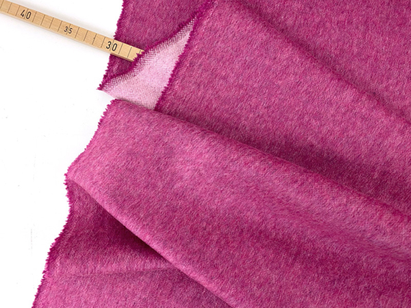 Designerleftover Mantelwolle Dusty Magenta – Bild 3