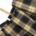 Baumwollflanell Check Schwarz Sand