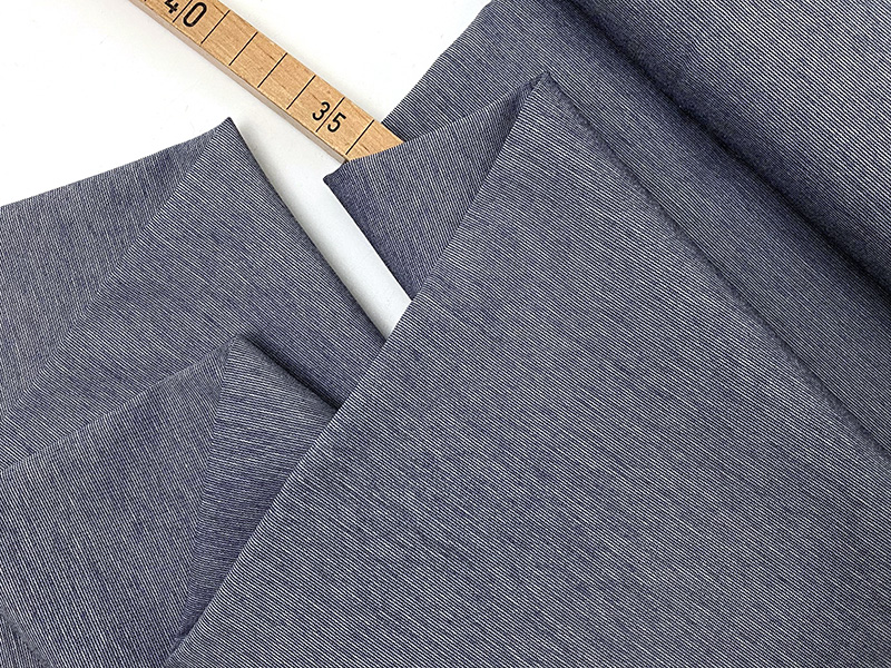 Baumwoll Romanit, Cotton Punty, Jeansblau melange – Bild 2