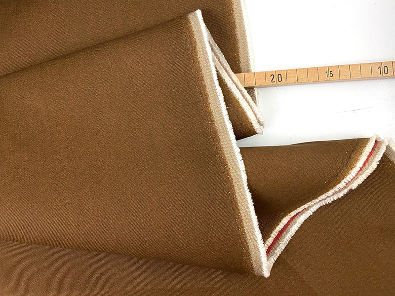 Designerleftover Denim "Dundee", Toffee & Brick – Bild 2