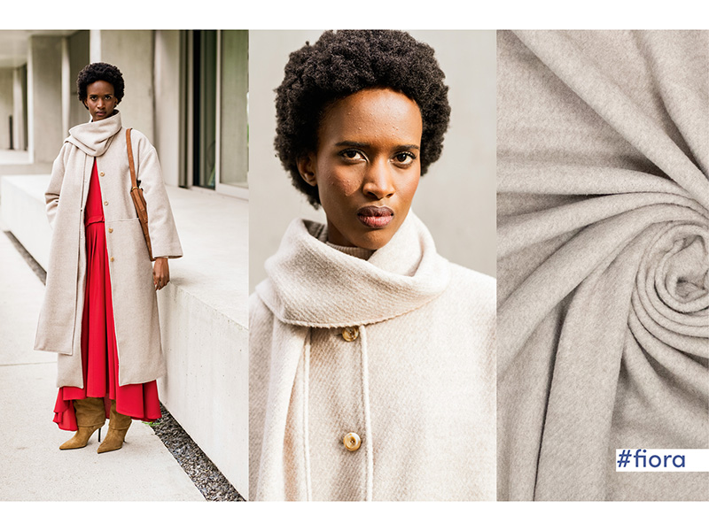 Woven Wool, Brushed, Sand, Fibre Mood