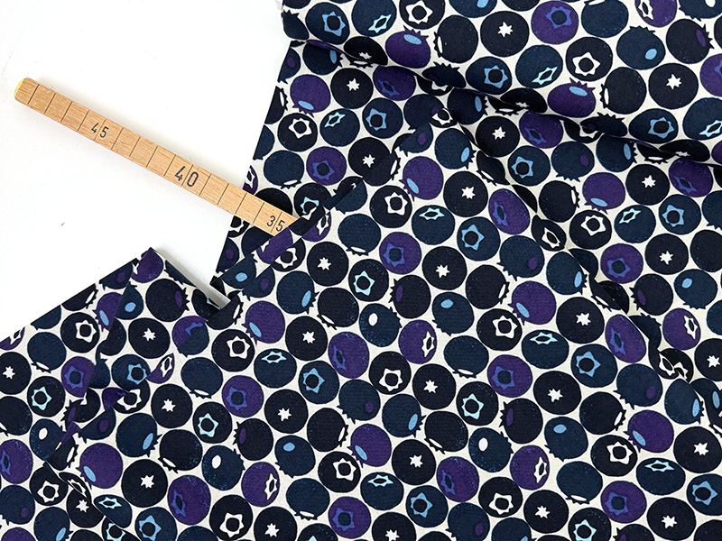 Nähpaket Schnelle Küchenschürze "Sew&Go", Cotton + Steel Blueberry – Bild 2