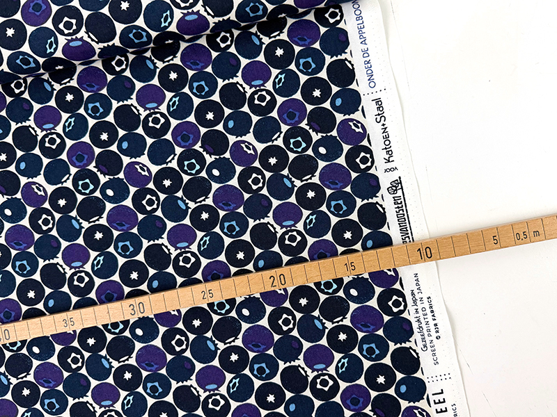 Nähpaket Schnelle Küchenschürze "Sew&Go", Cotton + Steel Blueberry – Bild 3