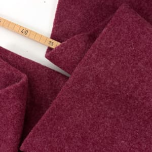 Merino fleece 1000stoff bordeaux d