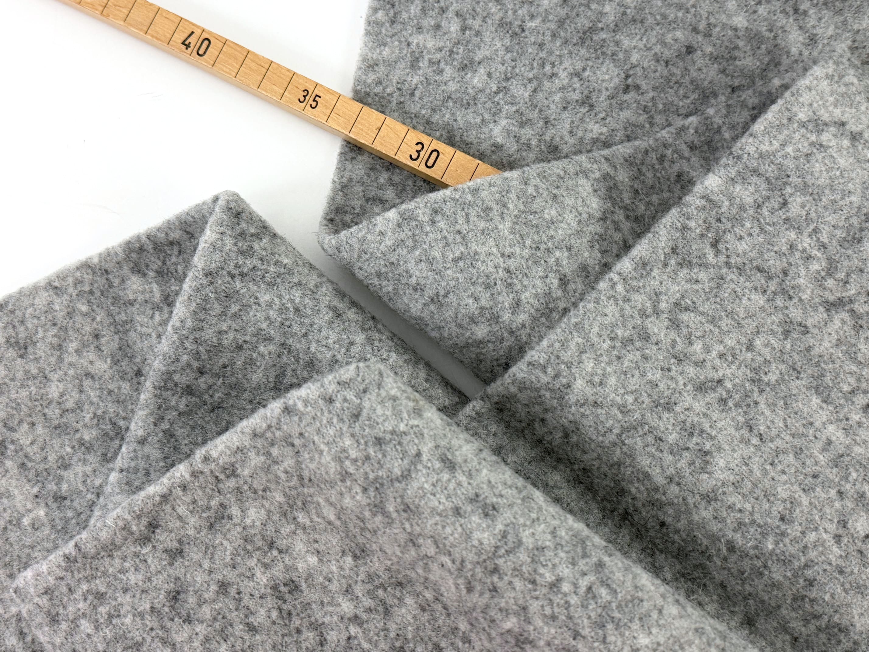 Merino fleece 1000stoff hellgrau d
