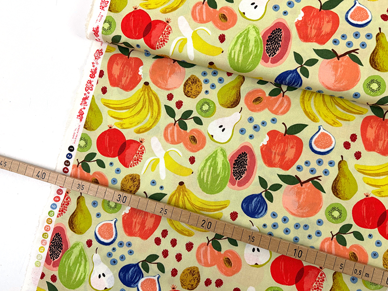 Nähpaket Schnelle Küchenschürze "Sew&Go", Rifle Paper Orchard Fruit Stand – Bild 4