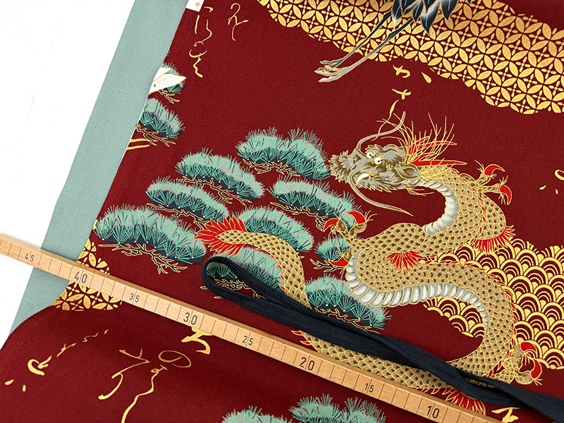 Nähpaket Schnelle Küchenschürze "Sew&Go", Drache, Japan