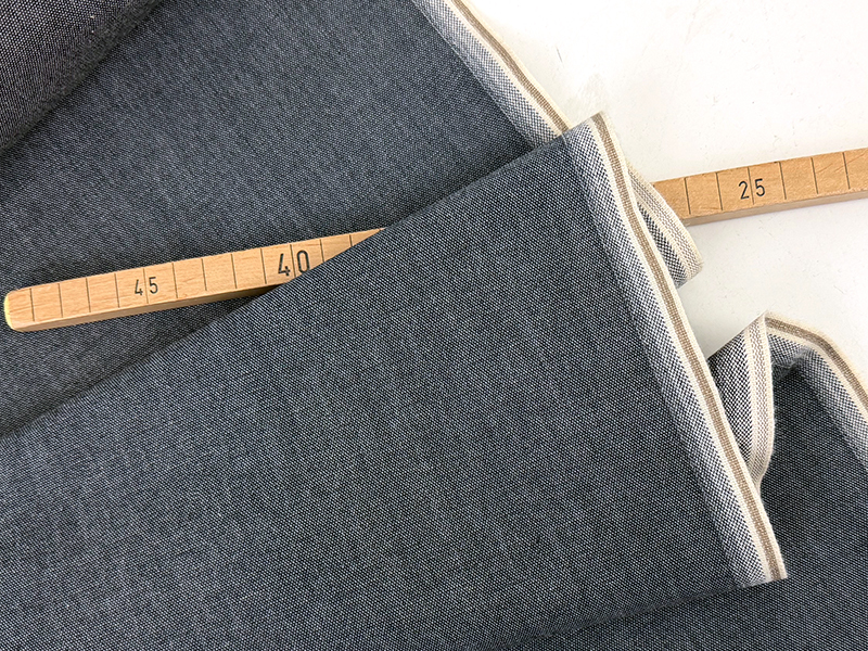 Designer Denim Cotton Chambray, Graublau – Bild 2