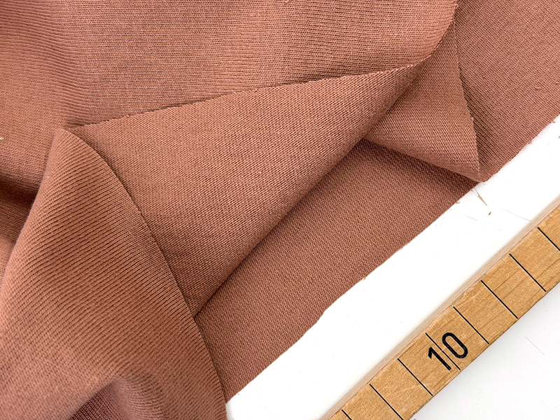 Knit Cotton, 100% Baumwolljersey, Moccha Mousse / Nougat – Bild 2