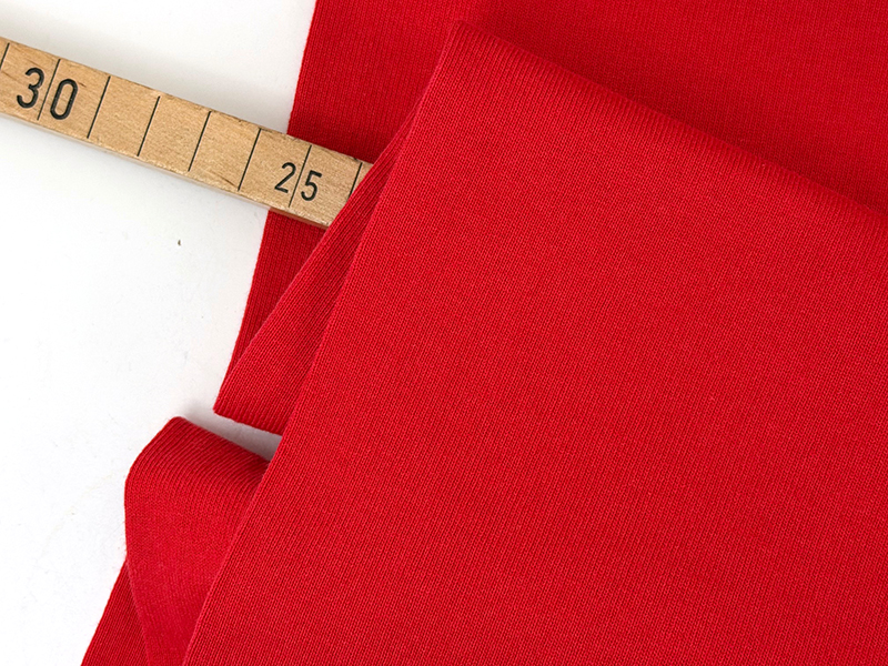 Knit Cotton, 100% Baumwolljersey, Tomato Red – Bild 2