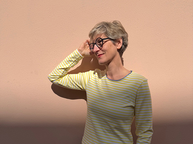 Shop the Look** Nähpaket Longsleeve Frau Yelda, Viskosejersey Gelb Ecru – Bild 5