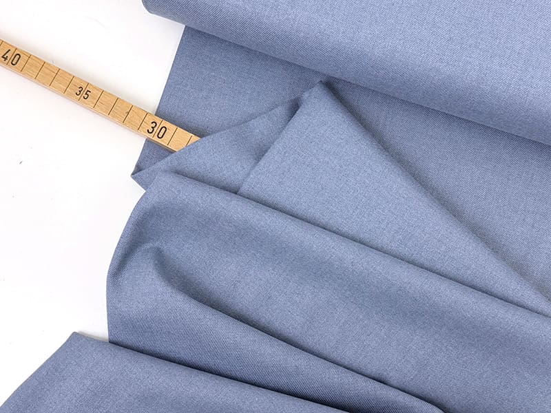Woven Bamboo, Light Denim, Jeansblau hell – Bild 2