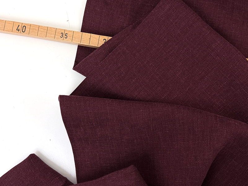 Shop the Look **1000Stoff Easy Wideleg HE01**, Lyocell Leinen Twill Burgundy – Bild 4