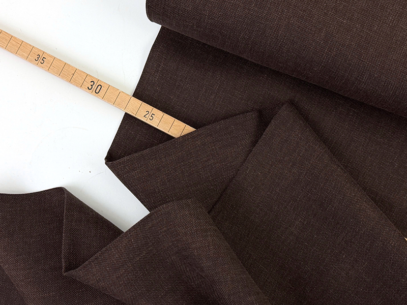 Lyocell Leinen Twill, Chocolate