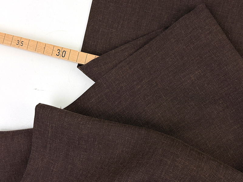 Lyocell Leinen Twill, Chocolate – Bild 2