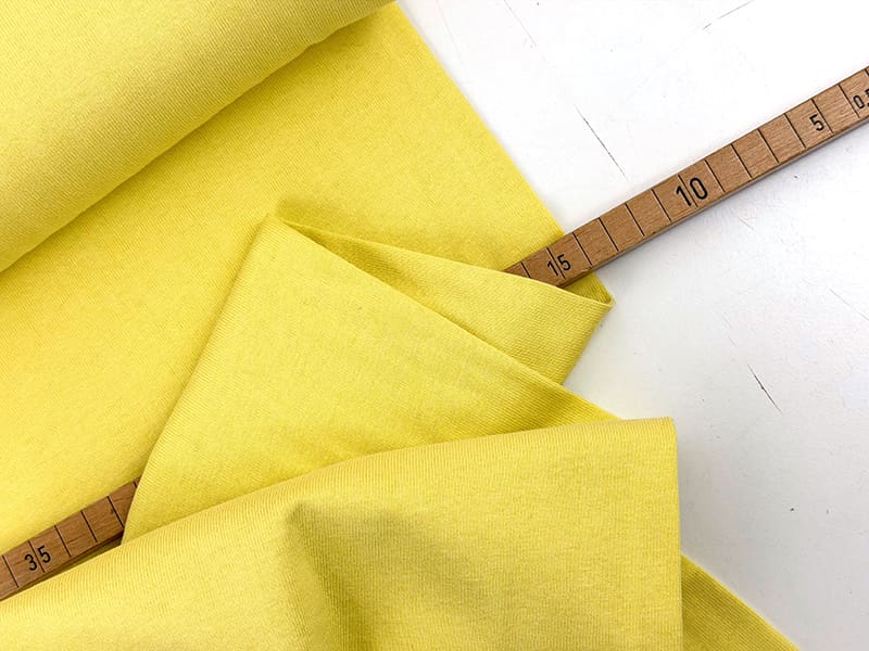 Knit Cotton, 100% Baumwolljersey, Pale Yellow / Lemon