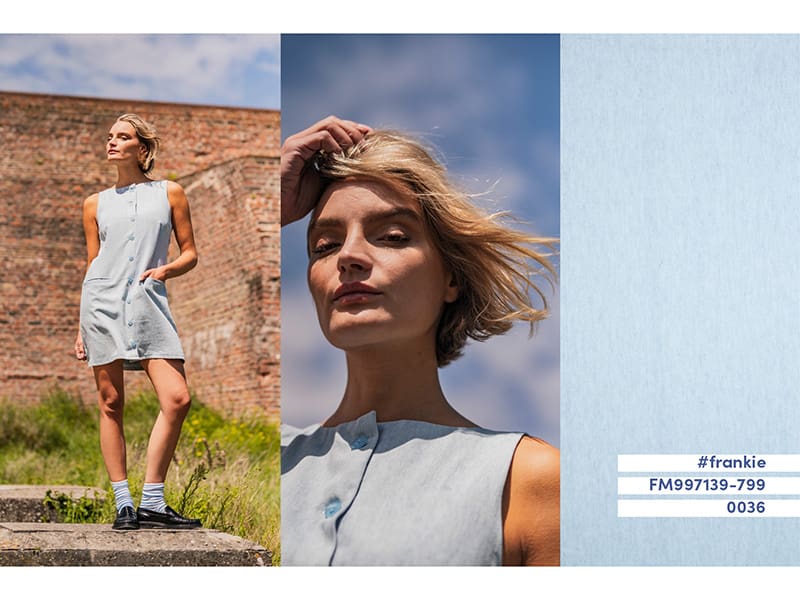 Organic Cotton Hemp, Denim Bleached, Fibre Mood