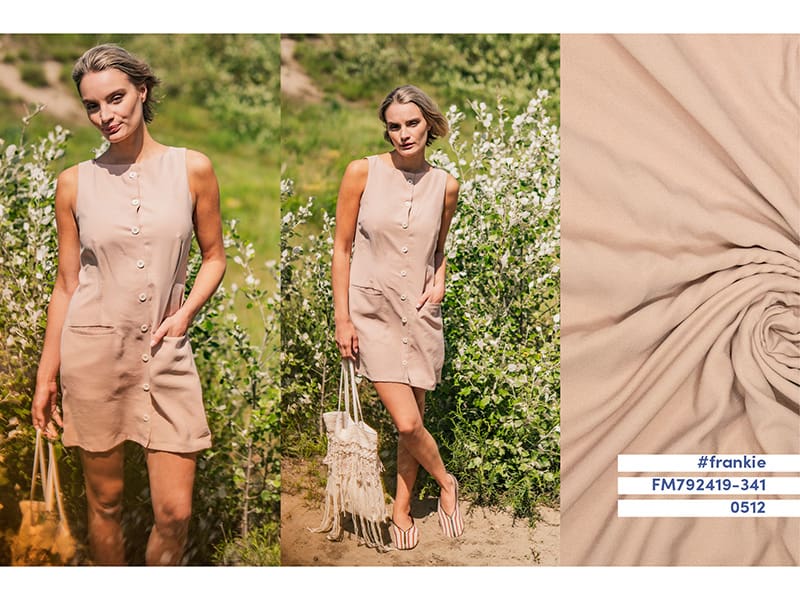 Woven Viskose (Tencel Finish), Sandelholz, Fibre Mood