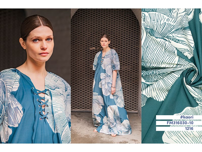 Trench water resistant, Flowers, Fibre Mood