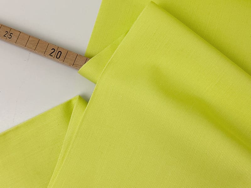 Baumwolle Lyocell Twill, Zitronenfaltergelb