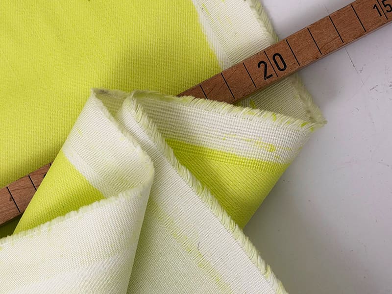 Baumwolle Lyocell Twill, Zitronenfaltergelb – Bild 2