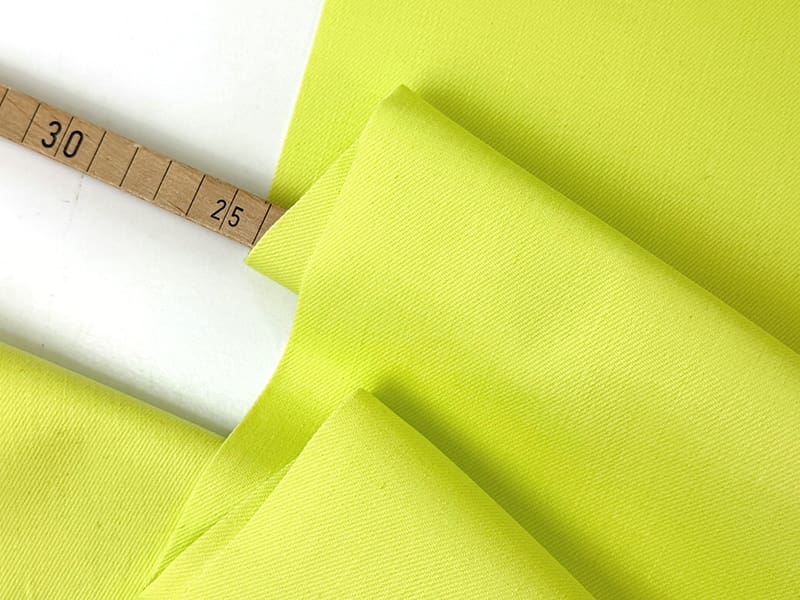 Baumwolle Lyocell Twill, Zitronenfaltergelb – Bild 3