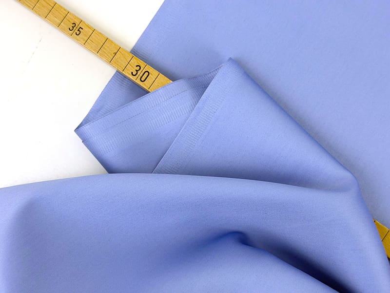 Cotton Satin, Baumwollsatin, Sky