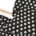 Kokka Dots Baumwoll Batist, Espresso Hellblaugrau