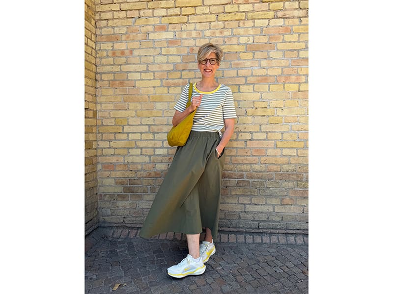 Shop the Look **Frau Kari studioschnittreif**, Summer Cotton Khaki