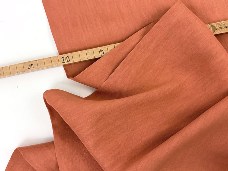 Designerleftover "Elvis" Leinen Viskose, Cinnamon – Bild 2