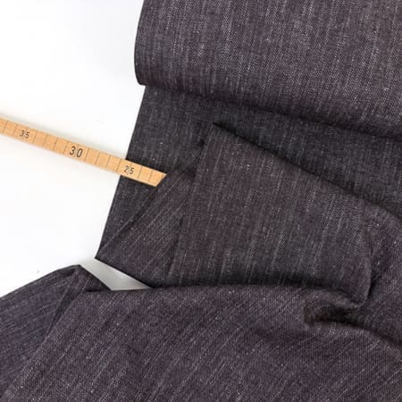 Cotton linen lyocell denim 1000stoff chocolate d