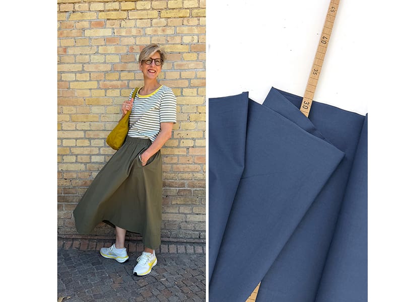 Shop the Look **Frau Kari studioschnittreif**, Summer Cotton Jeansblau